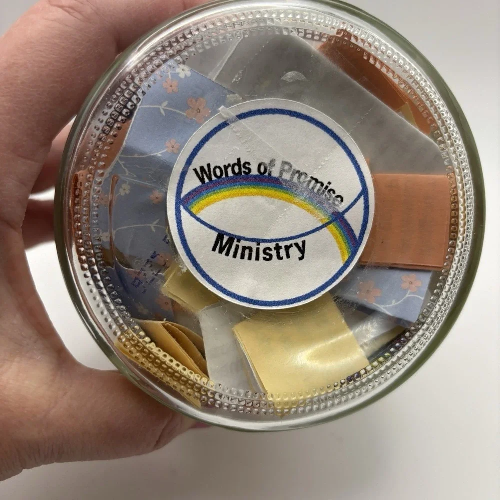 Bible Blessing Jar Encouragement‎ Spiritual Vitamins Daily Notes In Apothecary